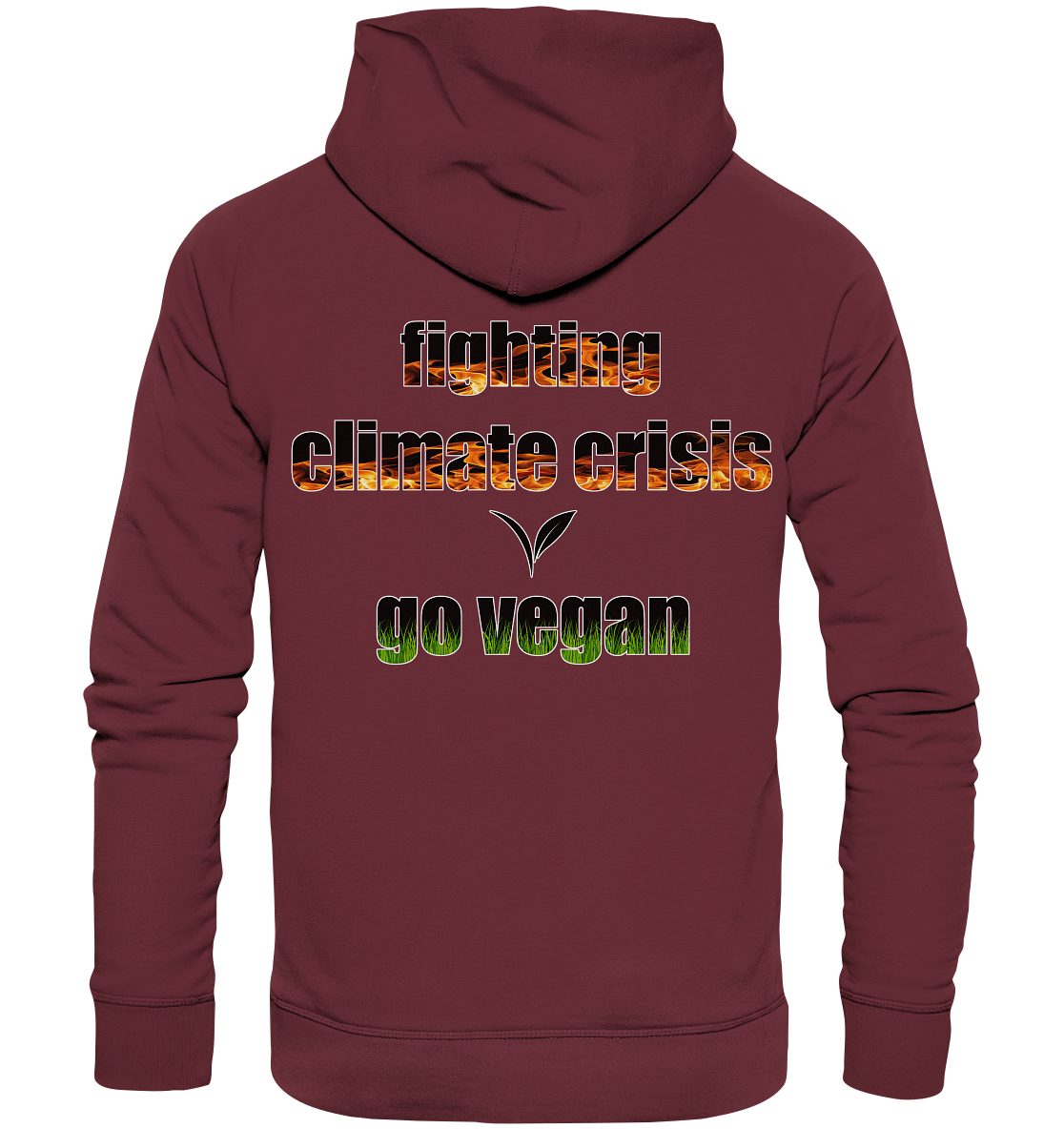 Motiv "fighting climate cirsis" - Bio Hoodie / Kapuzenpulli
