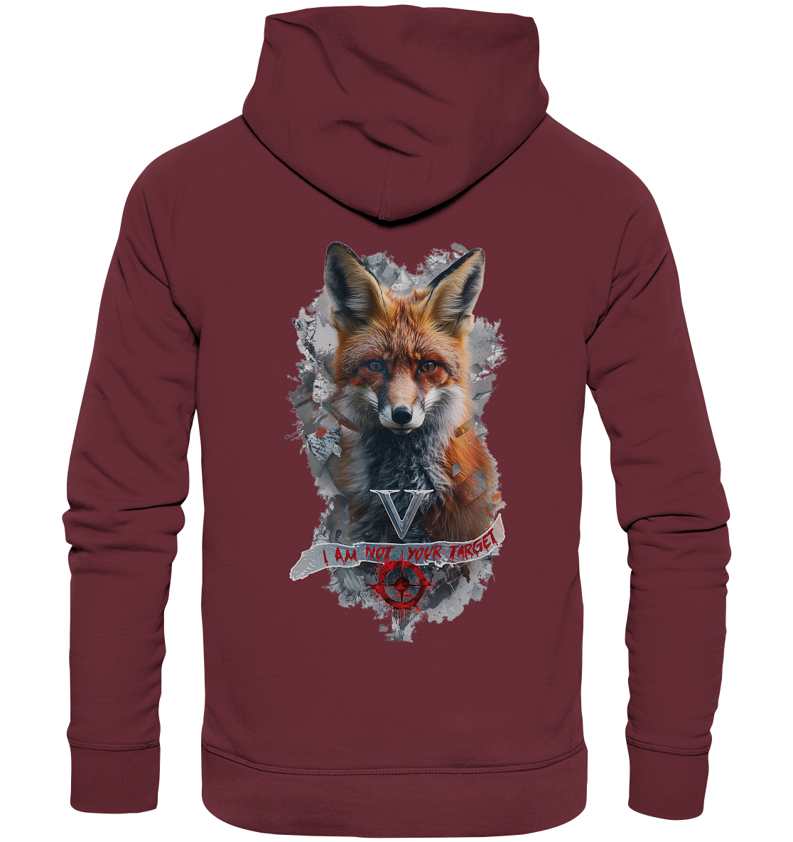 Motiv "not your target" - unisex Bio Hoodie