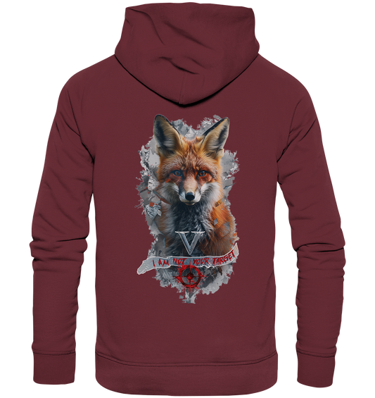 Motiv "not your target" - unisex Bio Hoodie