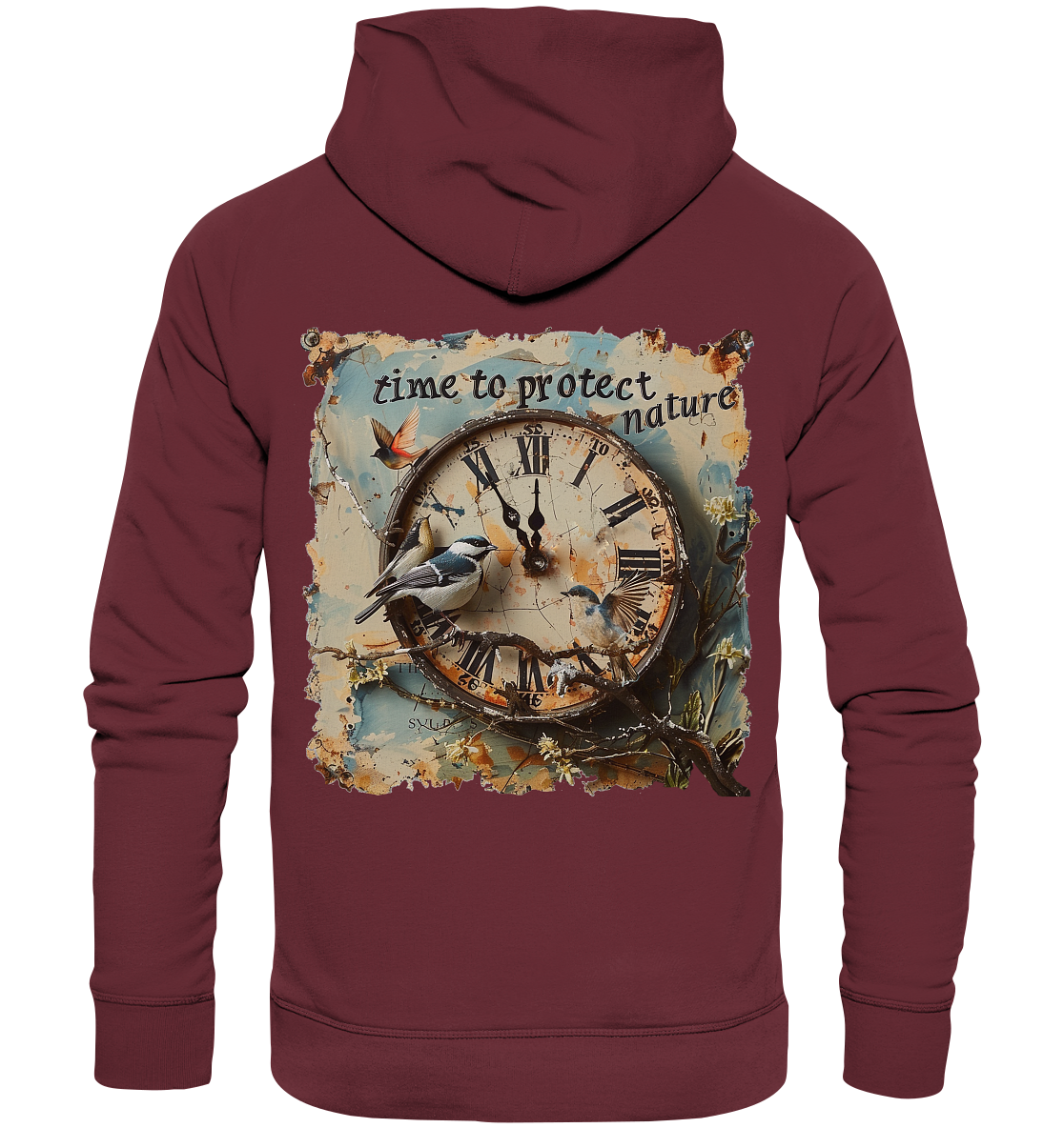 Uhr - time to protect - hoodie