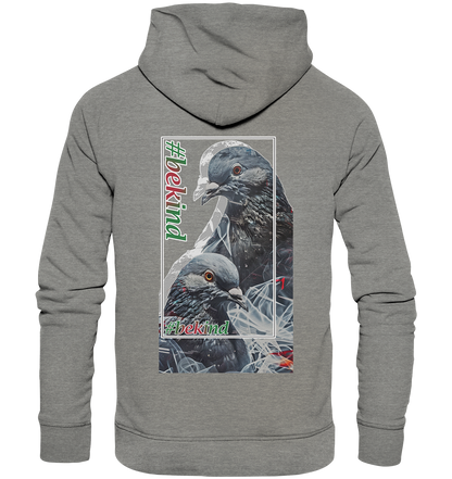 Motiv "be kind" - unisex Bio Hoodie / Kapuzenpulli