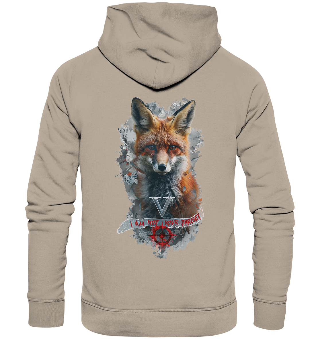 Motiv "not your target" - unisex Bio Hoodie