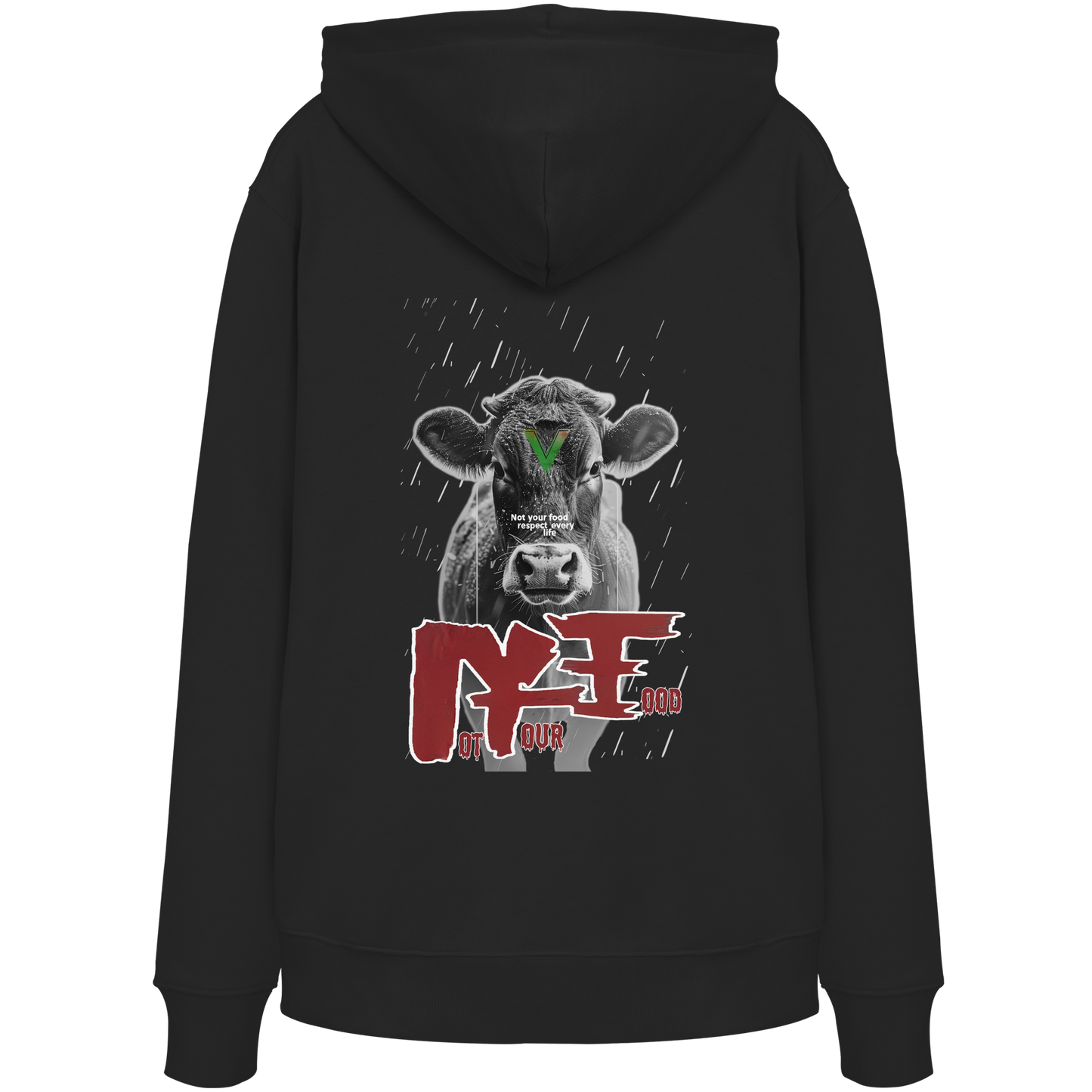 Unisex Bio Hoodie: 'Not Your Food' Kapuzenpulli | vegwear