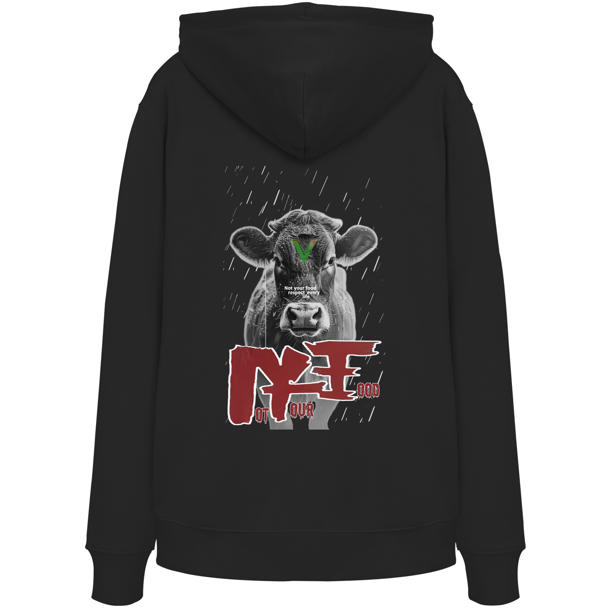 Unisex Bio Hoodie: 'Not Your Food' Kapuzenpulli | vegwear
