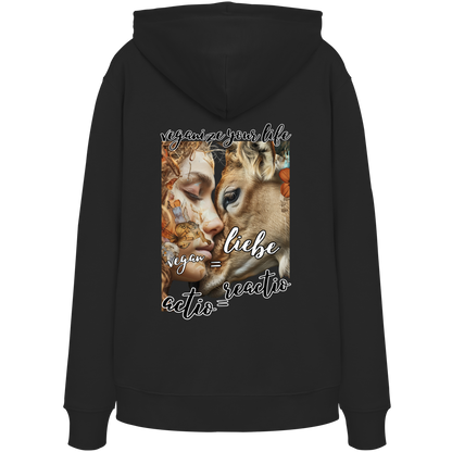 Motif "actio = reactio" - unisex organic hoodie / hoodie