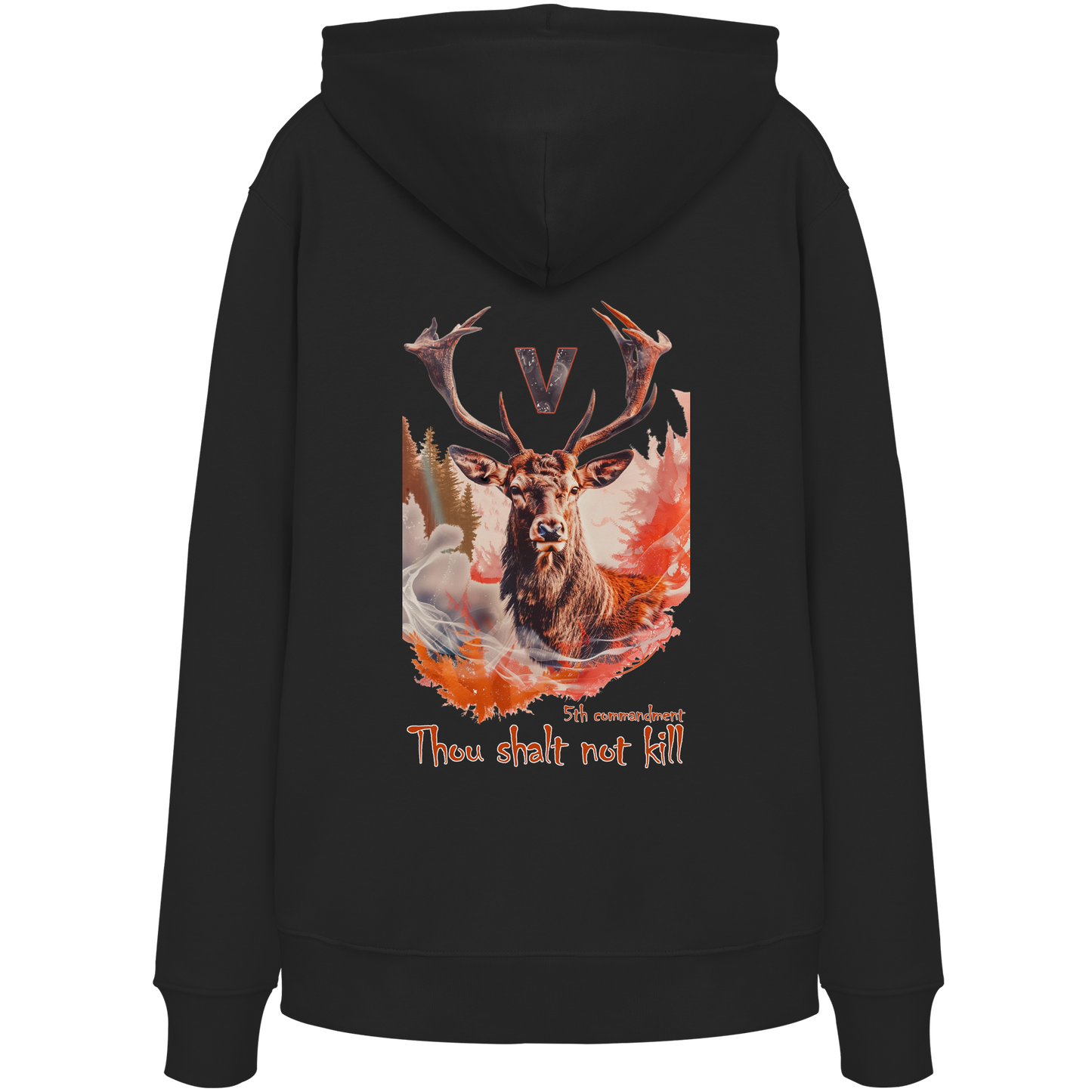 vegwear "thou shalt not kill" - Bio Hoodie / Kapuzenpulli unisex