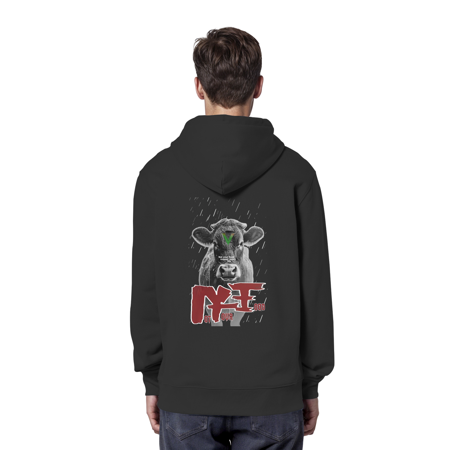 Unisex Bio Hoodie: 'Not Your Food' Kapuzenpulli | vegwear