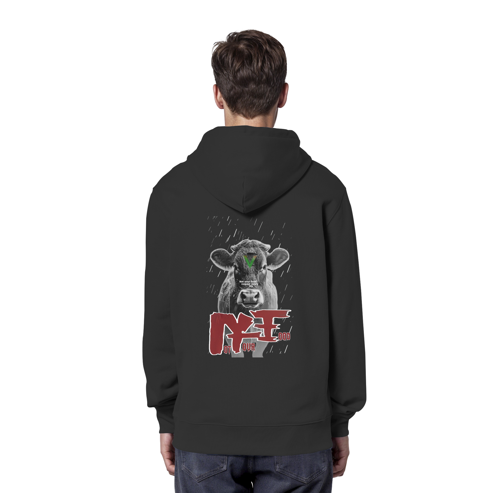 Unisex Bio Hoodie: 'Not Your Food' Kapuzenpulli | vegwear