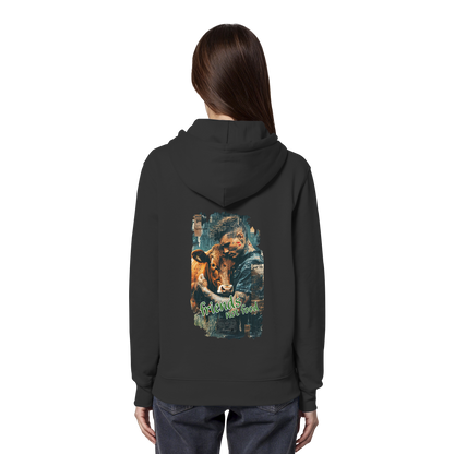 vegwear "friends not food" - unisex Bio Hoodie / Kapuzenpulli, vegan, fair