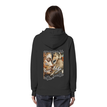 Motif "actio = reactio" - unisex organic hoodie / hoodie