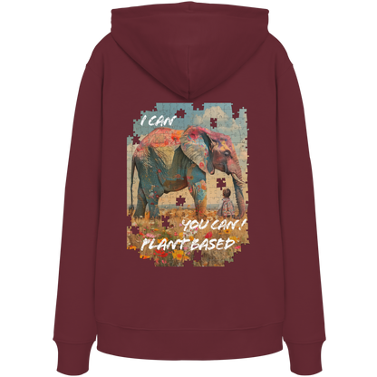 "I can you can"- unisex Hoodie / Kapuzenpulli, bio, vegan