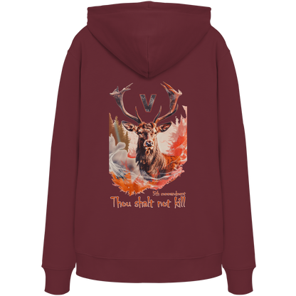 vegwear "thou shalt not kill" - Bio Hoodie / Kapuzenpulli unisex