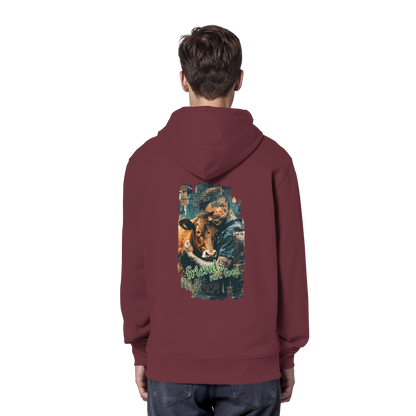 vegwear "friends not food" - unisex Bio Hoodie / Kapuzenpulli, vegan, fair