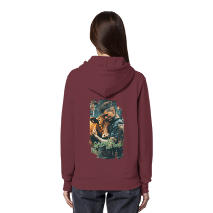 vegwear "friends not food" - unisex Bio Hoodie / Kapuzenpulli, vegan, fair