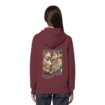 Motif "actio = reactio" - unisex organic hoodie / hoodie