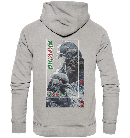 Motiv "be kind" - unisex Bio Hoodie / Kapuzenpulli