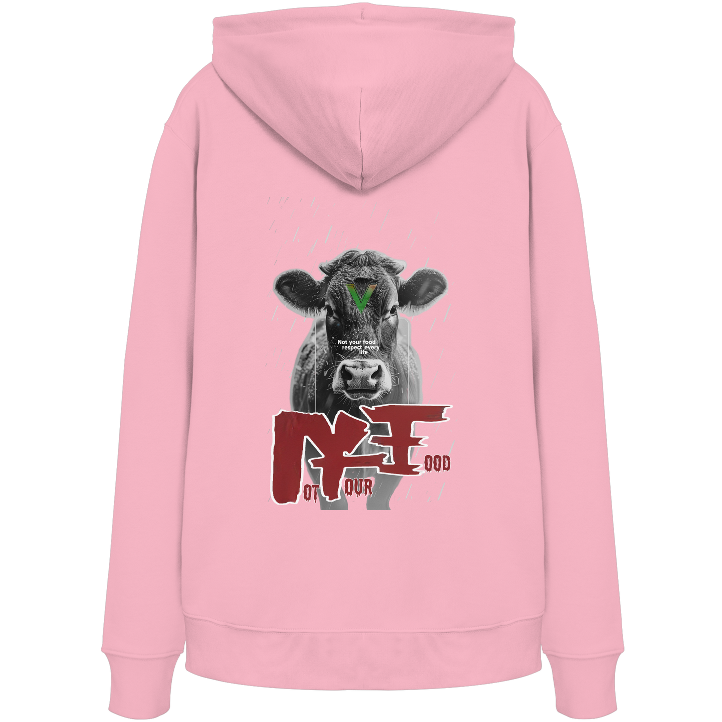 vegwear "not your food" - unisex Bio Hoodie / Kapuzenpulli, vegan, fair