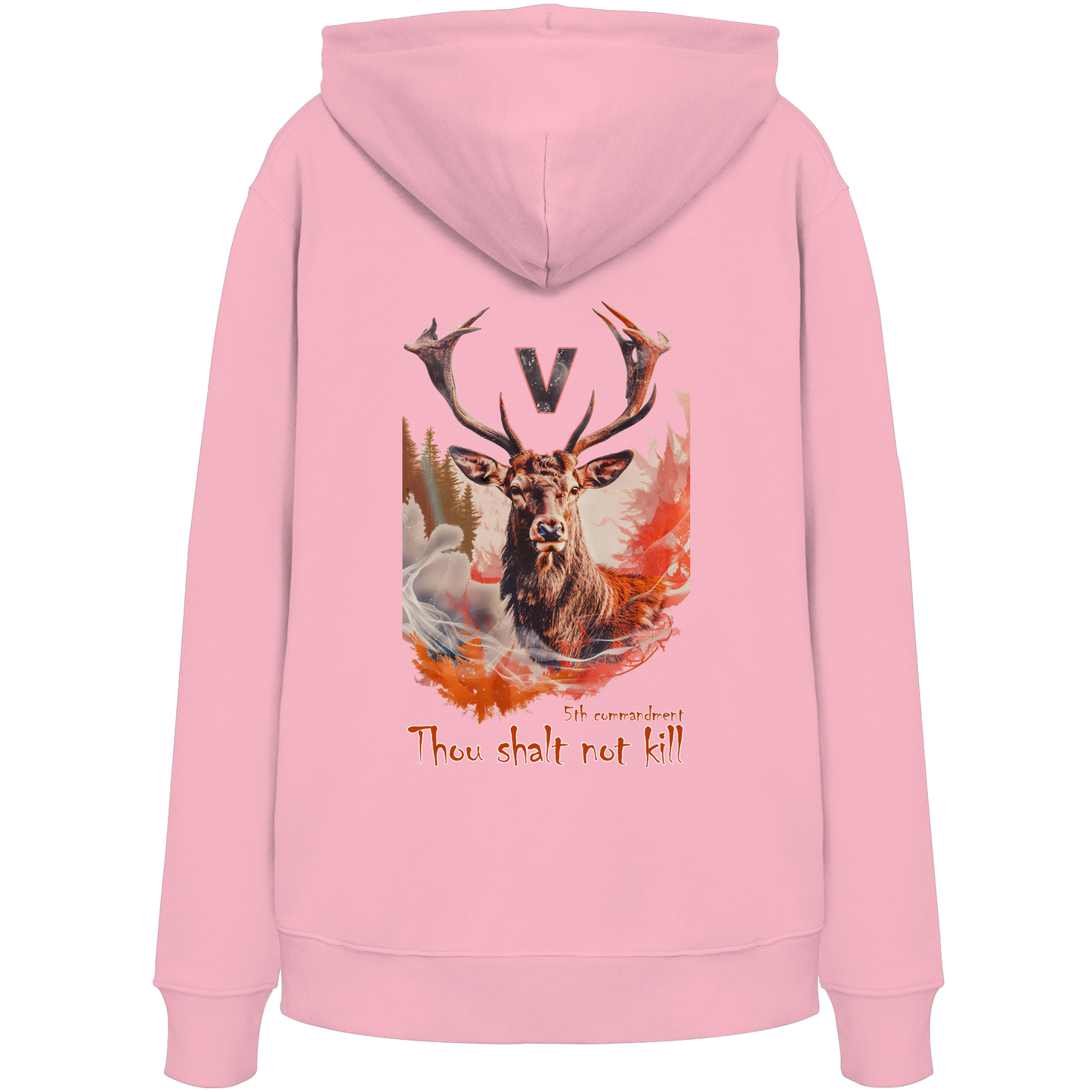 vegwear "thou shalt not kill" - Bio Hoodie / Kapuzenpulli unisex