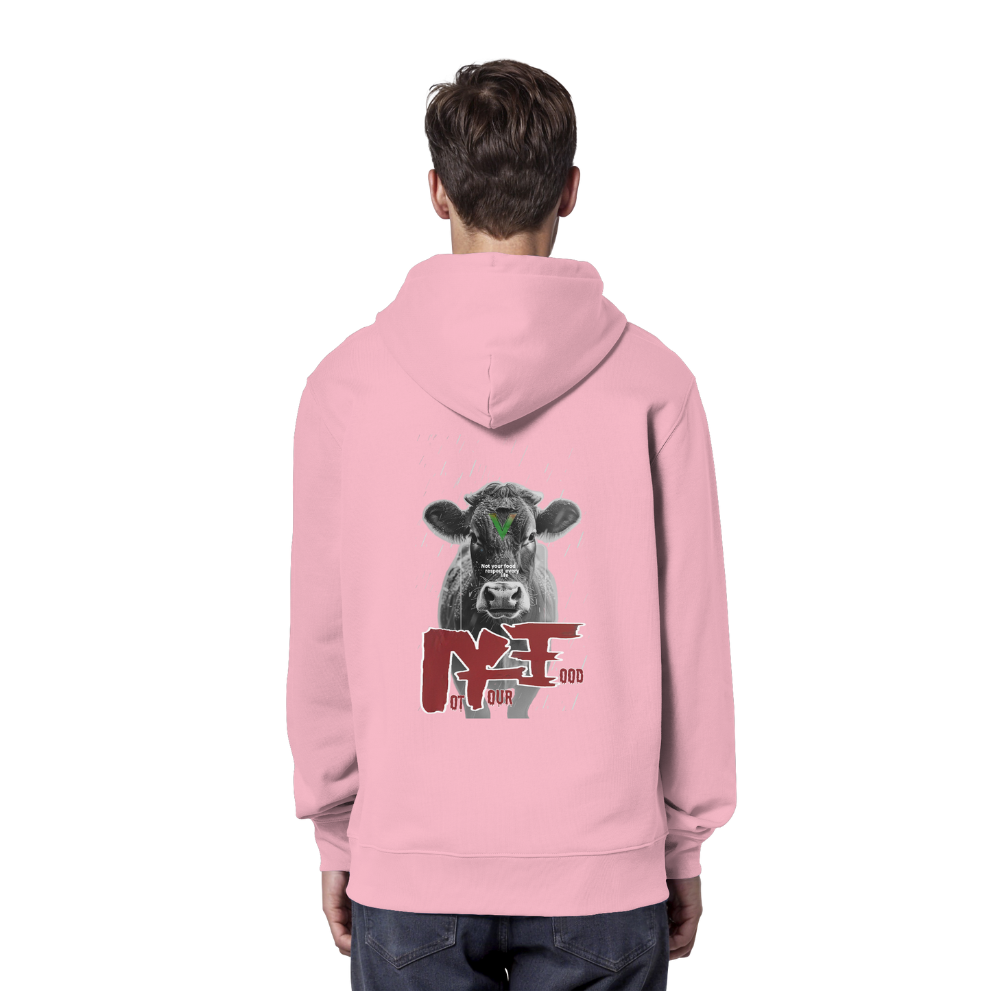 vegwear "not your food" - unisex Bio Hoodie / Kapuzenpulli, vegan, fair