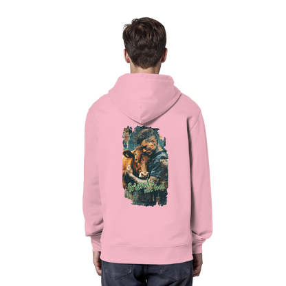 vegwear "friends not food" - unisex Bio Hoodie / Kapuzenpulli, vegan, fair