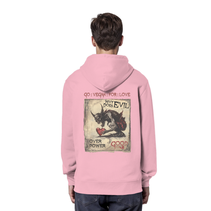vegwear "why does evil" - unisex Bio Hoodie / Kapuzenpulli
