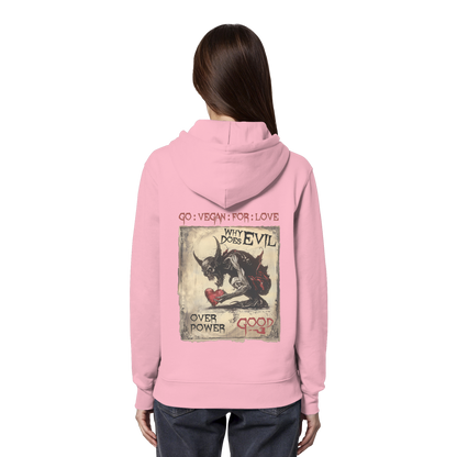 vegwear "why does evil" - unisex Bio Hoodie / Kapuzenpulli