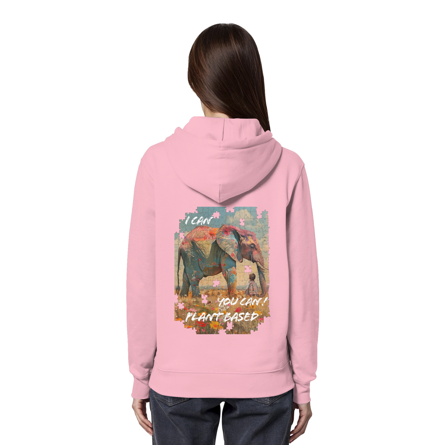 "I can you can"- unisex Hoodie / Kapuzenpulli, bio, vegan