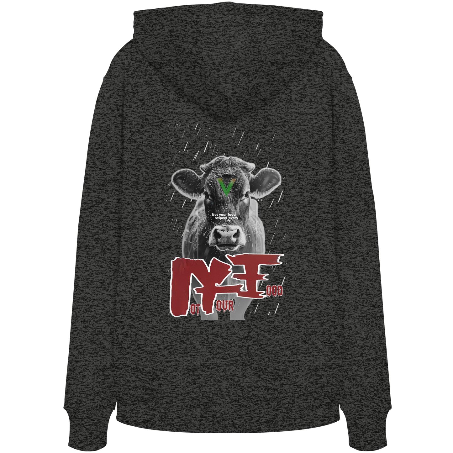vegwear "not your food" - unisex Bio Hoodie / Kapuzenpulli, vegan, fair