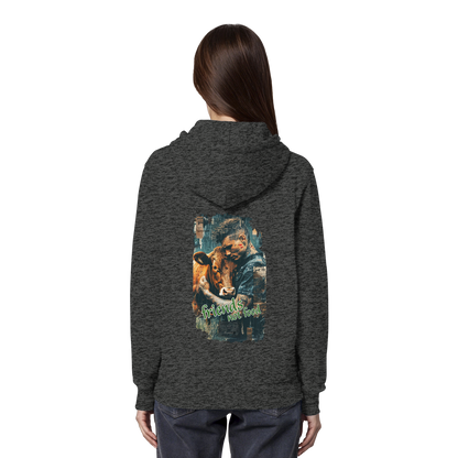 vegwear "friends not food" - unisex Bio Hoodie / Kapuzenpulli, vegan, fair
