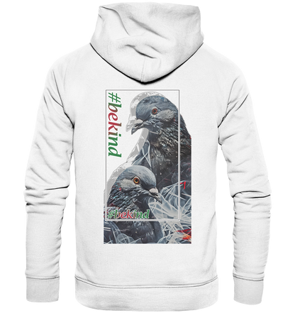 Motiv "be kind" - unisex Bio Hoodie / Kapuzenpulli