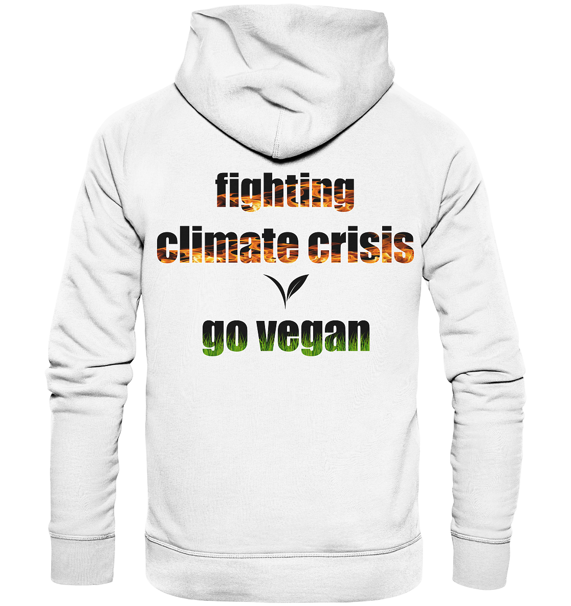 Motiv "fighting climate cirsis" - Bio Hoodie / Kapuzenpulli