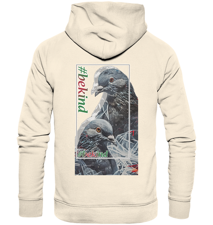 Motiv "be kind" - unisex Bio Hoodie / Kapuzenpulli