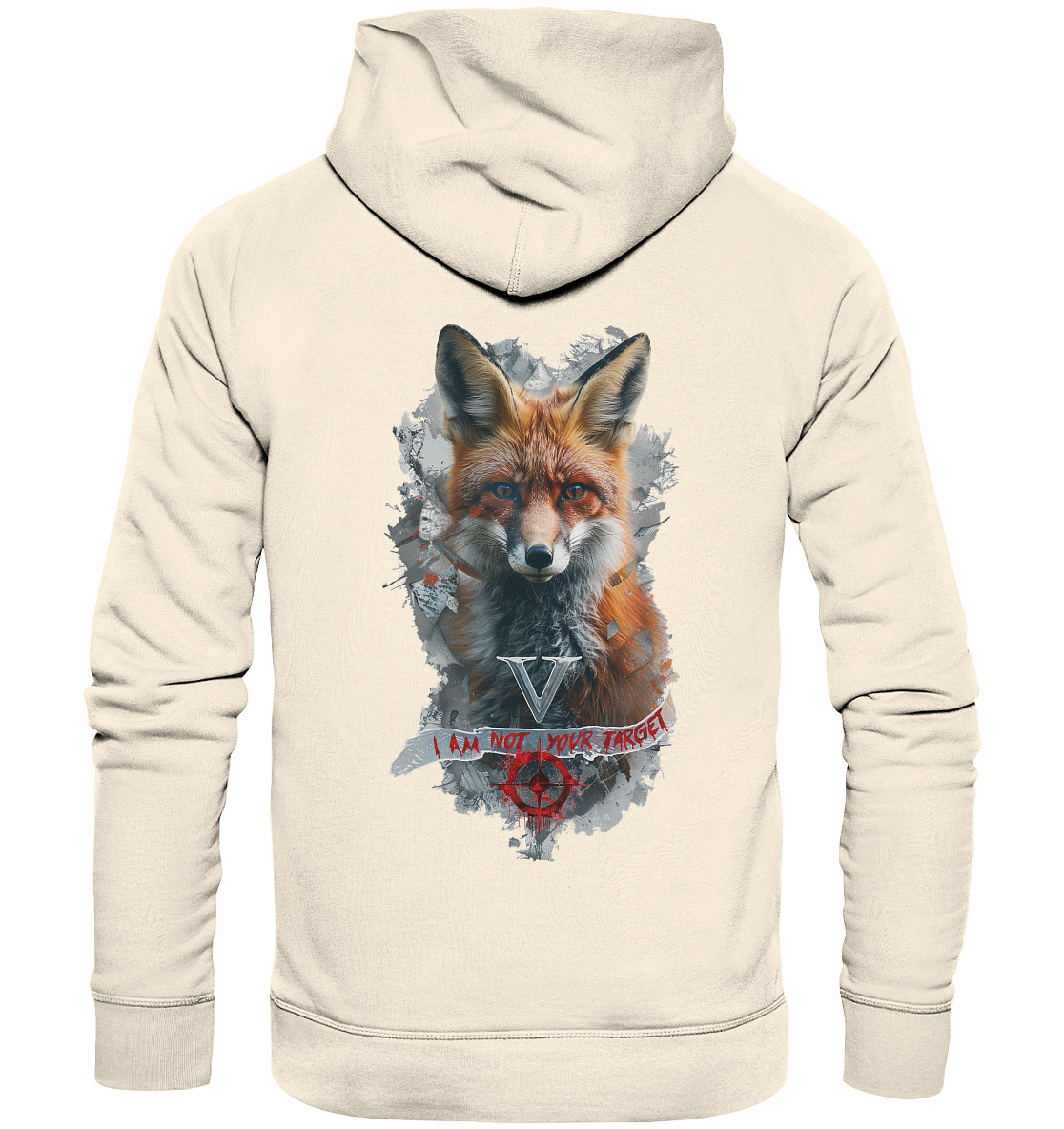 Motiv "not your target" - unisex Bio Hoodie