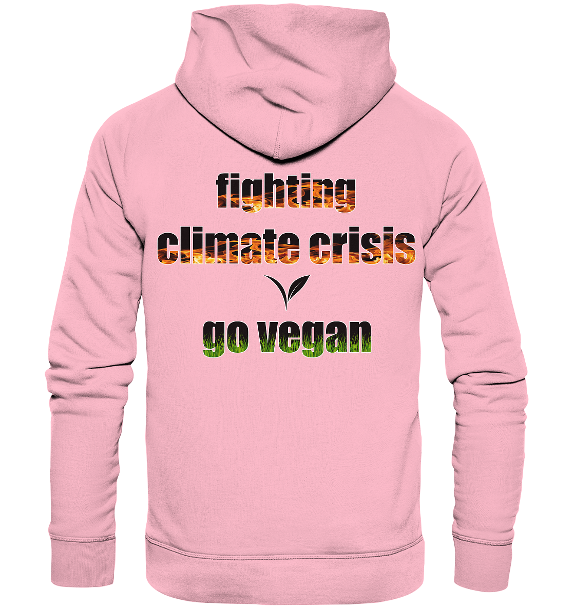 Motiv "fighting climate cirsis" - Bio Hoodie / Kapuzenpulli
