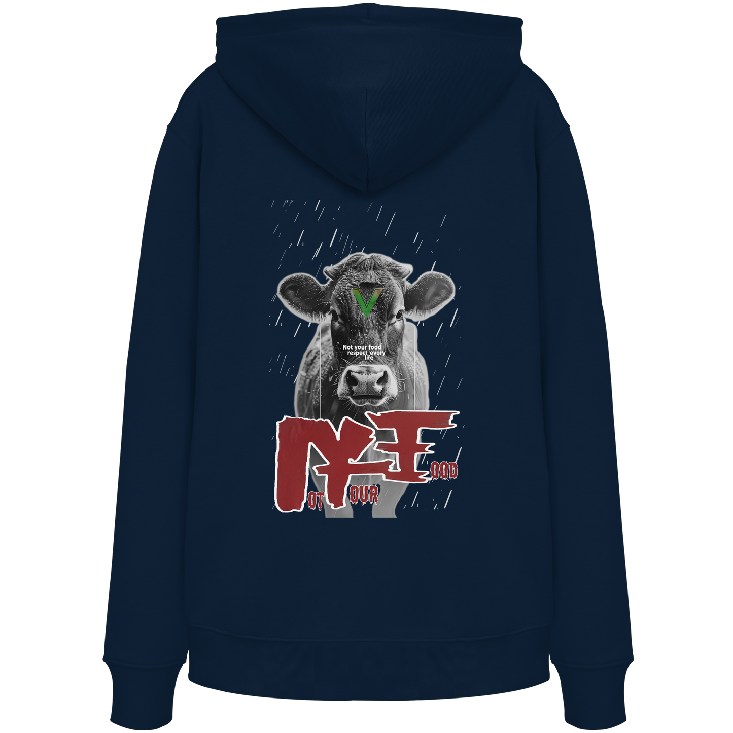Unisex Bio Hoodie: 'Not Your Food' Kapuzenpulli | vegwear