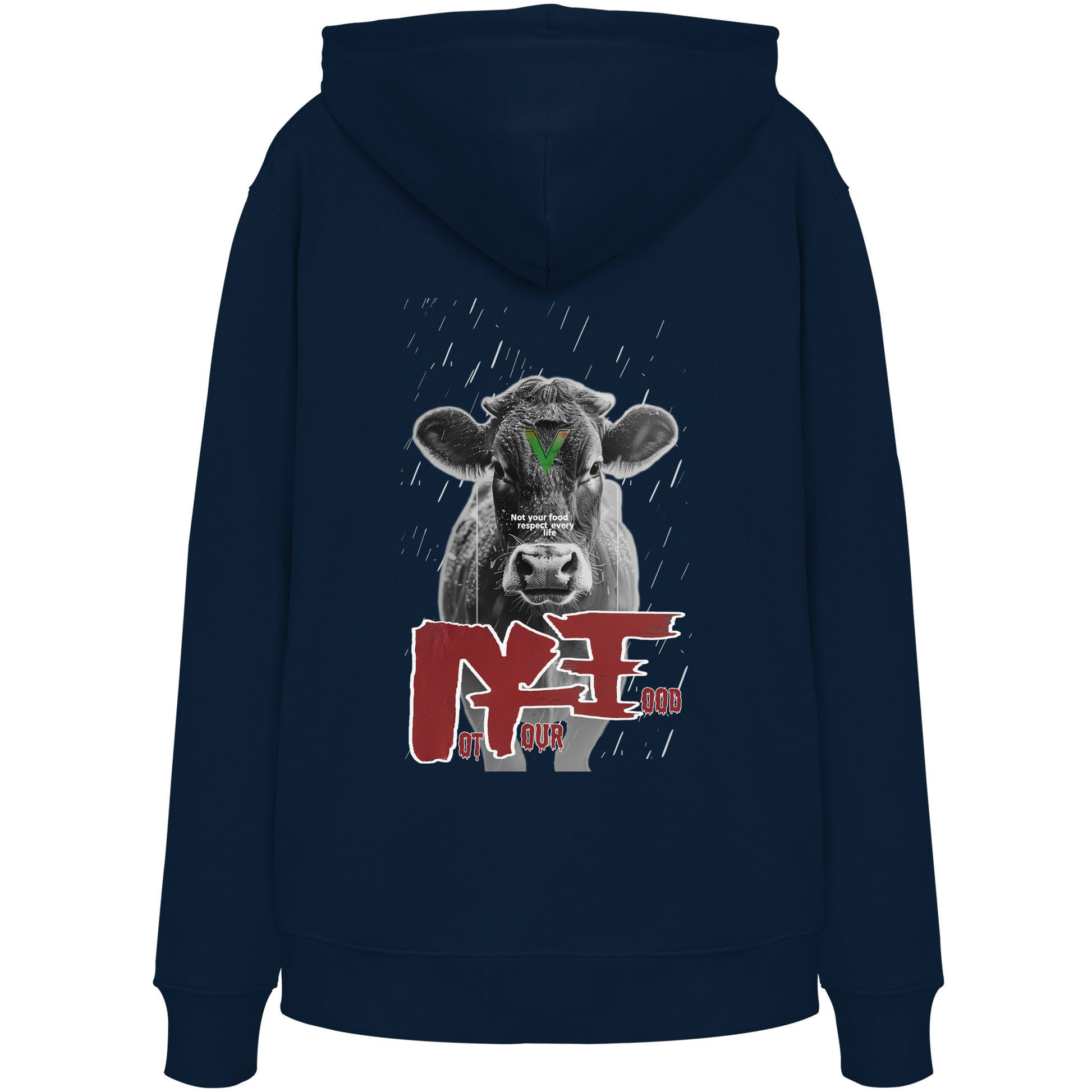 Unisex Bio Hoodie: 'Not Your Food' Kapuzenpulli | vegwear