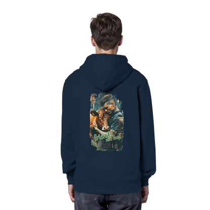 vegwear "friends not food" - unisex Bio Hoodie / Kapuzenpulli, vegan, fair