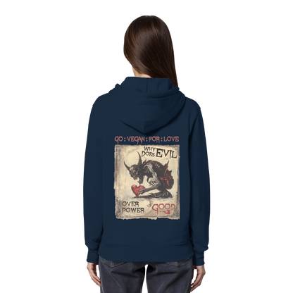 vegwear "why does evil" - unisex Bio Hoodie / Kapuzenpulli
