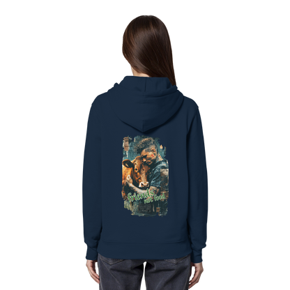 vegwear "friends not food" - unisex Bio Hoodie / Kapuzenpulli, vegan, fair