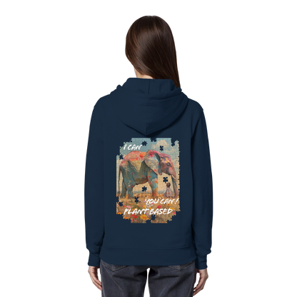 "I can you can"- unisex Hoodie / Kapuzenpulli, bio, vegan