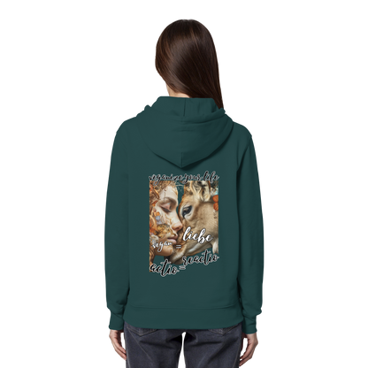 Motif "actio = reactio" - unisex organic hoodie / hoodie