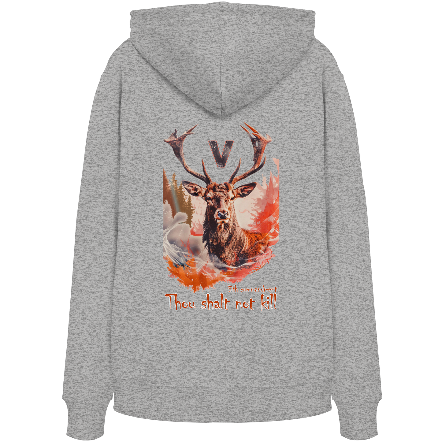 vegwear "thou shalt not kill" - Bio Hoodie / Kapuzenpulli unisex