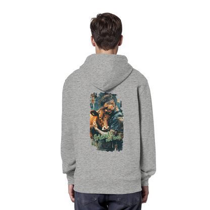 vegwear "friends not food" - unisex Bio Hoodie / Kapuzenpulli, vegan, fair