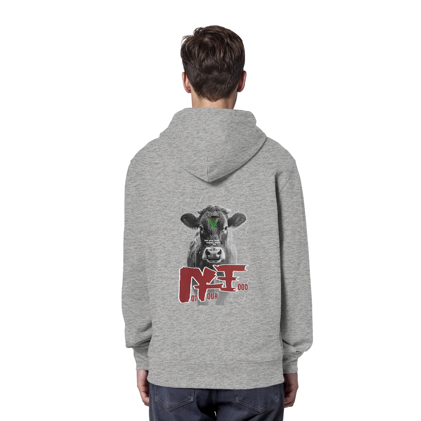 vegwear "not your food" - unisex Bio Hoodie / Kapuzenpulli, vegan, fair