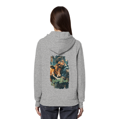 vegwear "friends not food" - unisex Bio Hoodie / Kapuzenpulli, vegan, fair