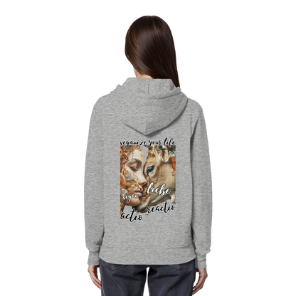 Motif "actio = reactio" - unisex organic hoodie / hoodie