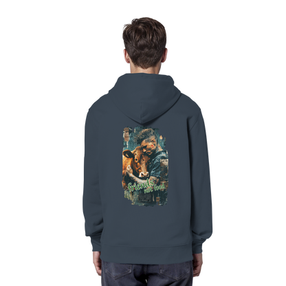 vegwear "friends not food" - unisex Bio Hoodie / Kapuzenpulli, vegan, fair