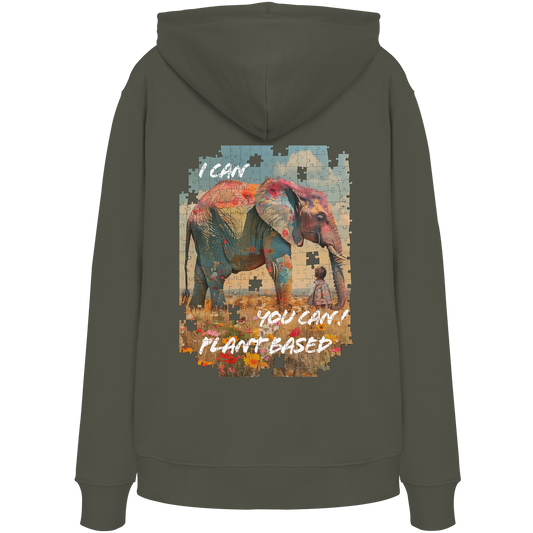 "I can you can"- unisex Hoodie / Kapuzenpulli, bio, vegan