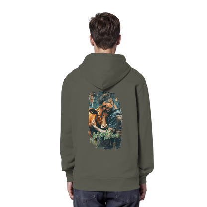 vegwear "friends not food" - unisex Bio Hoodie / Kapuzenpulli, vegan, fair