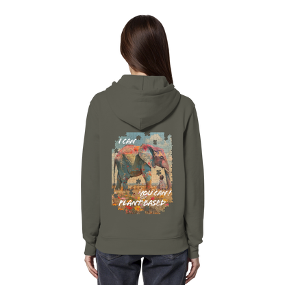 "I can you can"- unisex Hoodie / Kapuzenpulli, bio, vegan